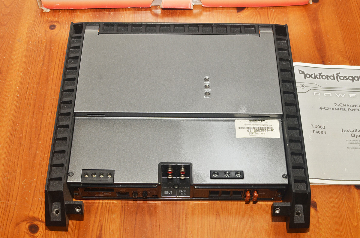 Rockford Fosgate Power Series T3002 Amplifier - UNDER RATED - RARE