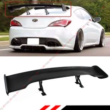 Universal 57" ABS Adjustable Matt Black Wide GT-Style GT Trunk Spoiler Wing 