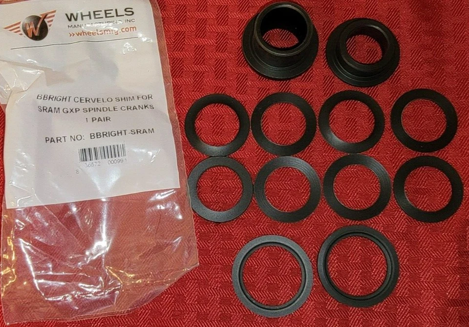 Wheels Manufacturing BBRIGHT-SRAM Cervelo Shim, For your SRAM GXP Spindle Crank - Image 3 of 3