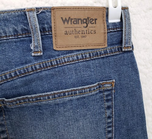 Wrangler Men's 40X30 Authentic Jeans Actual 41X29 Straight Leg Stretch Denim *Y2 - Picture 6 of 6