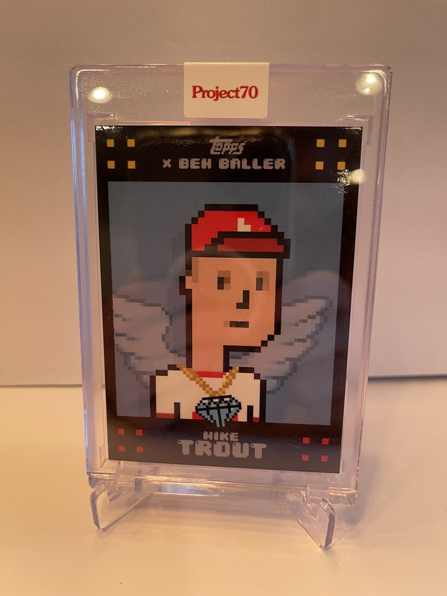 Topps PROJECT 70 Card 930 - Mike Trout by Ben Baller Angels Crypto