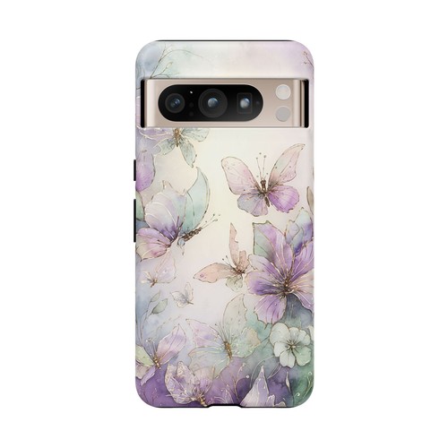 Spring Butterfly Phone Case, Elegant Nature-Inspired Design Cover | X53 - 第 151/272 張圖片