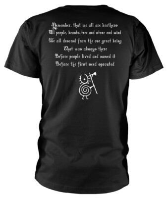 T-shirt Heilung 'Remember' – Noir – Unisexe Adulte – Coton – Manches Courtes – Neuf Avec étiquettes