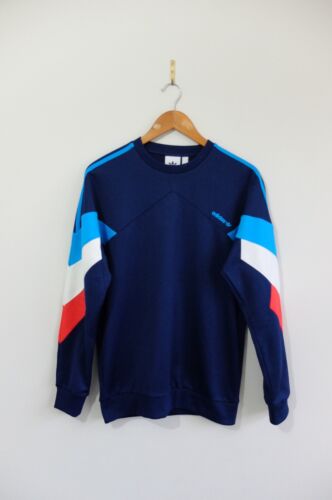 voltaje Escribe un reporte Montañas climáticas Adidas Originals Palmeston crew sweatshirt 2018 S Blue Red Sweater Trefoil  VGC | eBay