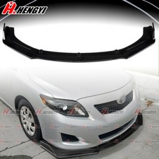For Toyota Corolla 2008-2013 Front Splitter Bumper Lip Chin Spoiler Gloss Black