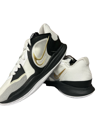 Nike Kyrie Low 5 'White Black Metallic Gold' 8.5 SIZE
