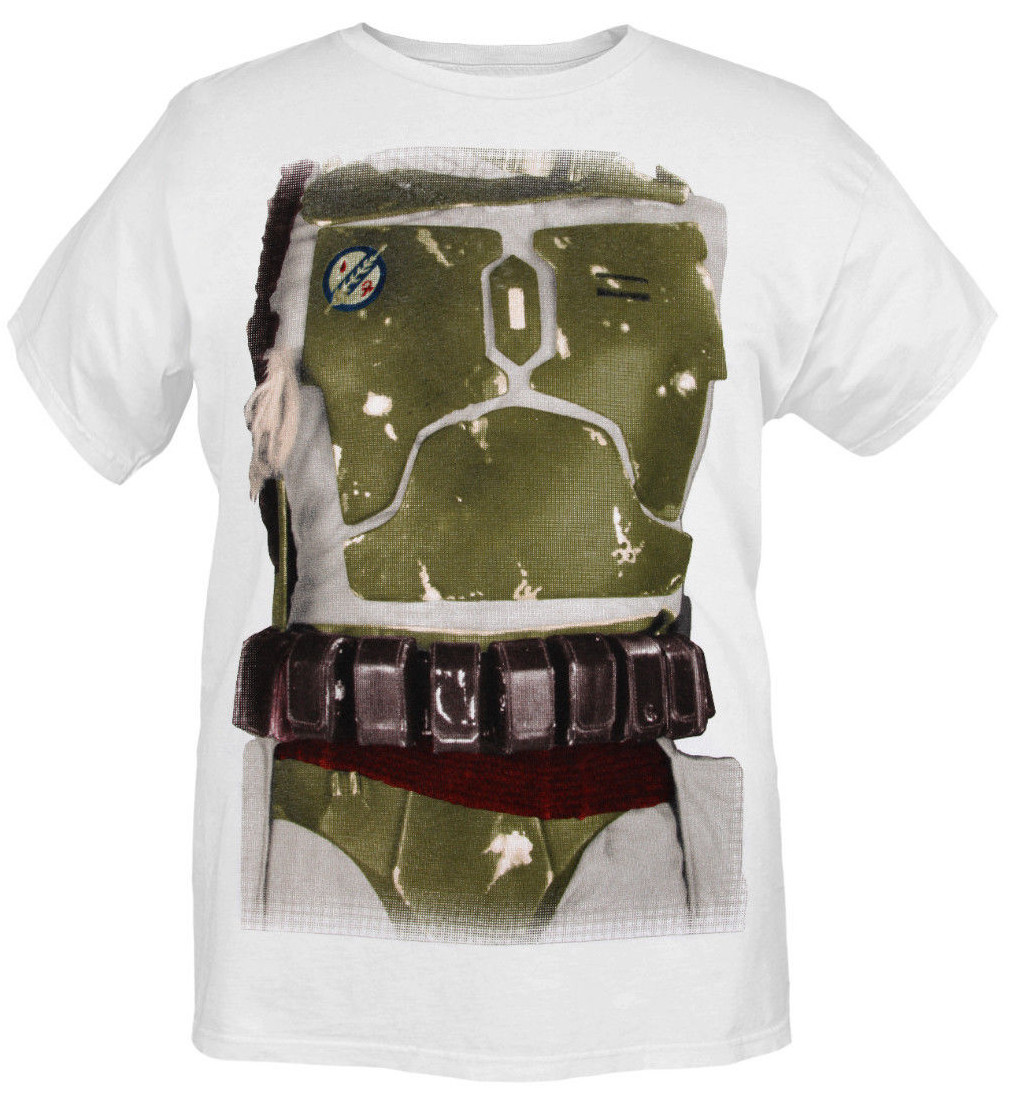 Star Wars Boba Fett Armor Costume TShirt eBay