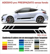 Strisce adesive Auto fasce laterali fiancate tuning sport stickers decals pvc