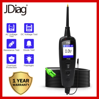 P100 12V 24V Automotive Power Probe Circuit Electronic Tester Diagnostic Tool