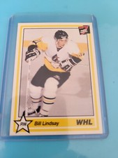 1990-91 7th Inning Sketch WHL #  113 BILL LINDSAY TRI CITY AMERICANS