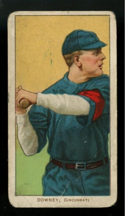 1909-11 T206 Tom Downey Sweet Caporal Back Low Grade