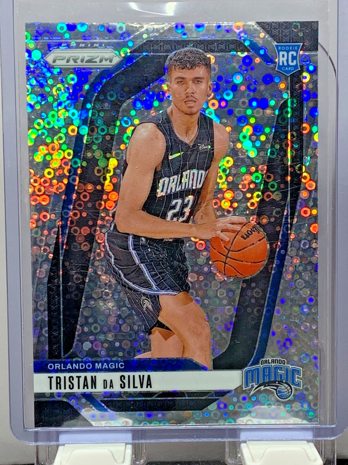 2024 Panini Prizm Tristan Da Silva Fast Break Silver Disco Rookie #256 Magic PIC