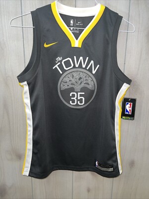 Nike Kevin Durant Golden State Warriors Swingman The Town Jersey Youth SZ Large