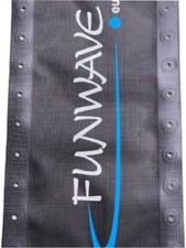 Funwave Sitzbezug Standard schwarz mit Funwave Aufschrift Sitz f. Edelstahlrodel