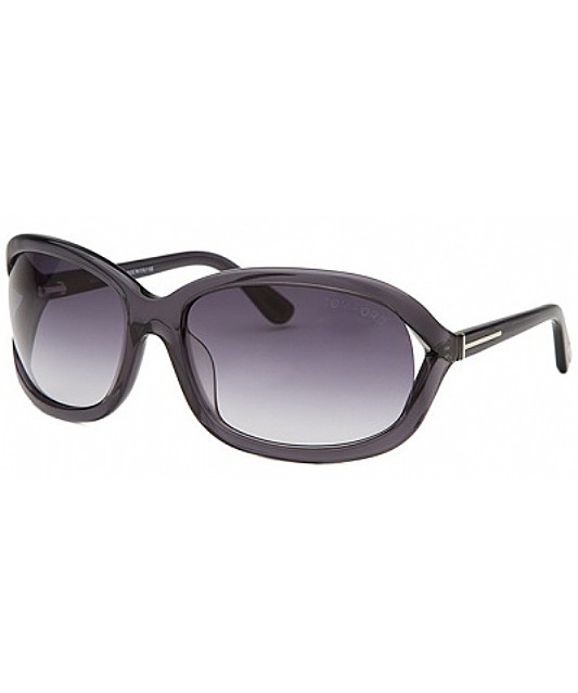 Солнцезащитные очки Tom Ford Vivienne в серой оправе с градиентными дымчатыми линзами FT9278 50F 61-17 115 32890₽