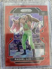 2022 Panini Prizm WWE RAQUEL GONZALEZ #118 Ruby Red Wave Prizm Parallel
