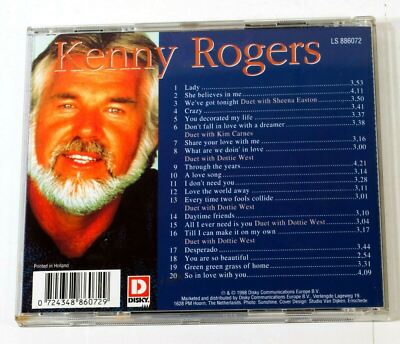 ALL　TIME　BEST〜20th　STORY＋LOVE＋SONG〜 CD Kenny Rogers 20 Great Love Songs Disky LS 886072 1998