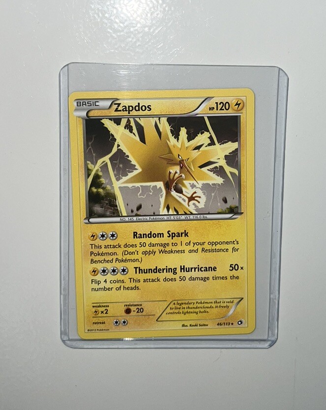 Zapdos 46/113 - Legendary Treasures Rare 2013 Pokémon Card NM Near Mint