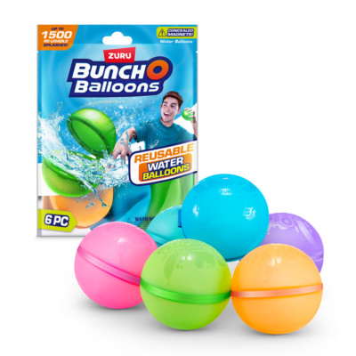 Bunch O Balloons Reusable Water Balloons 6 Pack by ZURU