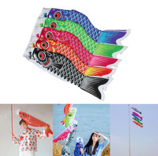 40cm Traditional Japanese Windsock Carp Flag Koi Nobori Sailfish Fish Streamer