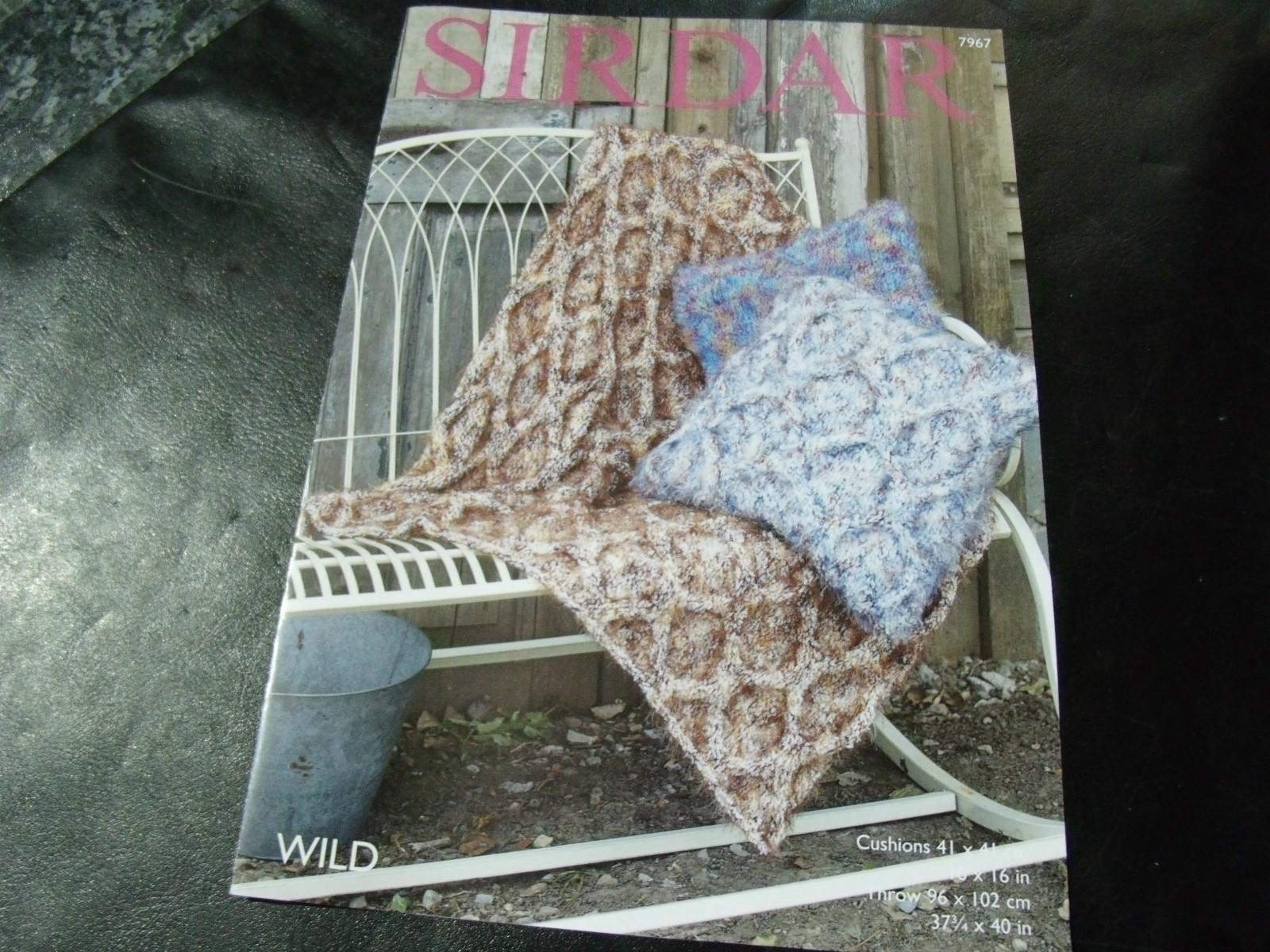 Sirdar Chunky Knitting Pattern 7967 Cushions and Throw 3 Designs
