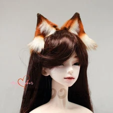 1/8 1/6 1/4 1/3 Uncle Blythe BJD Fluffy Beast Ear Fox Ear Doll Head Accessories