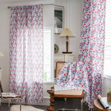 Bohemian Tassel Curtain Living Room Bedroom Window Drape Home Decor Valance
