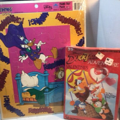 Darkwing Duck & Ducktales Adventure Valentines Vintage 