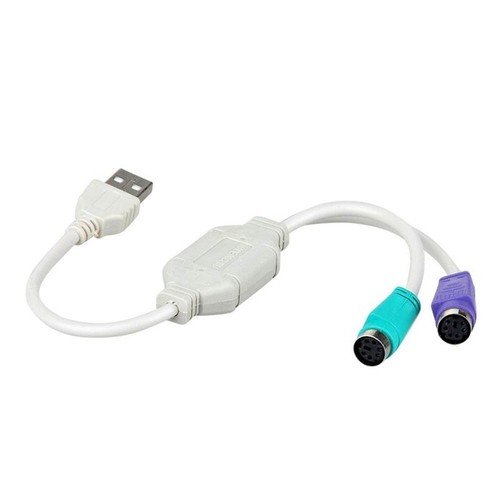 Computer Cables Converter USB To PS2 Cord Adapter Cable For Keyboard Mouse - Picture 3 of 8