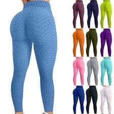 Women's Bum Butt Lift Yoga Pants Anti-Cellulite TikTok Girls Leggings Sports Gym