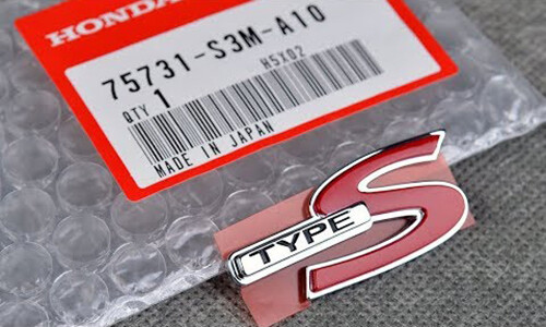 Honda Genuine OEM Acura CL RSX TL Rear Emblem 75731-S3M-A10