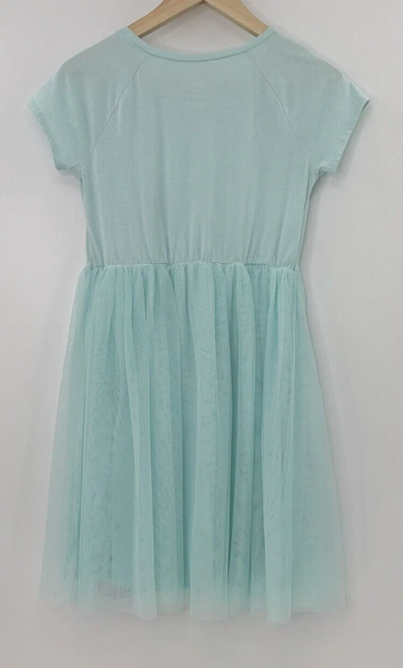 Vestido tutu Wonder Nation feminino manga curta lantejoulas aquáticas estrela tamanho XL - Imagem 2 de 4