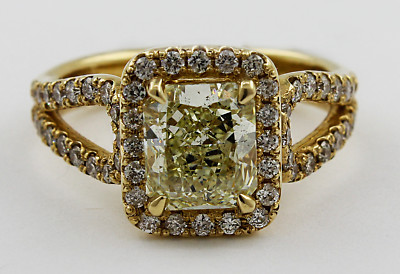 14K Oro Bianco Diamante Dentellata Fede Nuziale 0.40 Ctw Taglio Rotondo