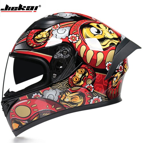 DOT Approved Full Face Motorcycle Helmet Double Visor Protective Gears Helmets - Picture 16 of 18