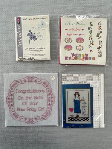 Selection of Cross Stitch Charts and Kits NEW