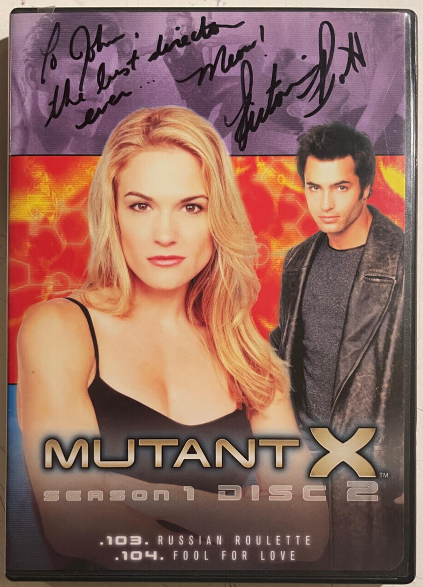 USED GREAT Mutant X Season 1 Disc 2 DVD ADV Films SIGNED BY