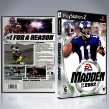 PS2 - NO GAME - Madden 2002