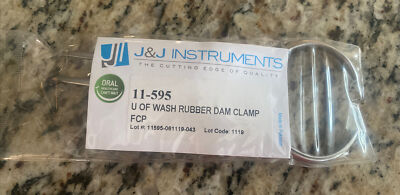 J&J Instruments U/Wash Rubber Dam Clamp Fcp 11-595
