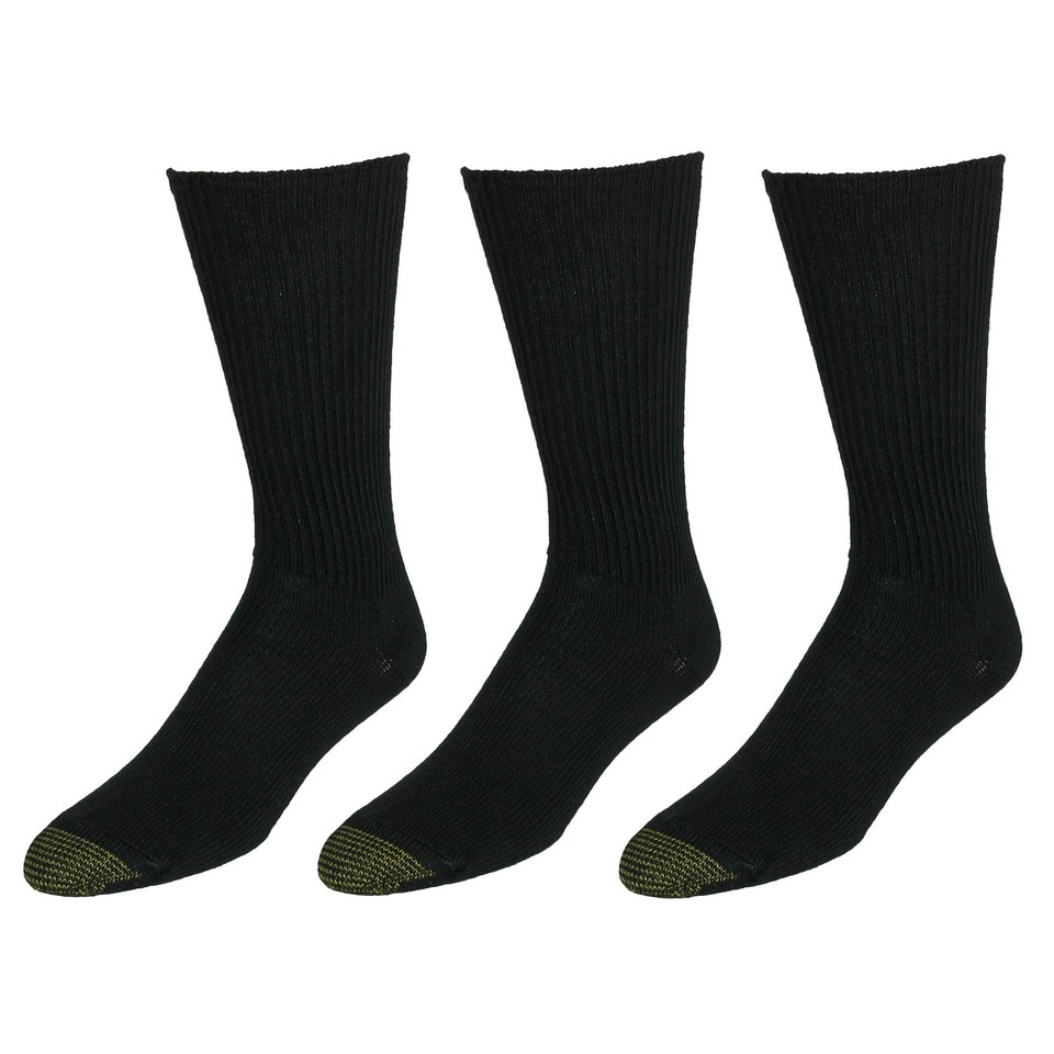 New Gold Toe Men's Extended Size Fluffies Dress Socks (3 Pair Pack) eBay