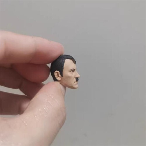 Modelo esculpido cabeza hombre bigote líder 1/12 pintado para figura de acción de 6" - Imagen 3 de 4