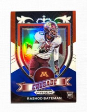 Rashod Bateman ~ 2021 Panini Prizm Draft ~ Crusade Rookie Red White Blue