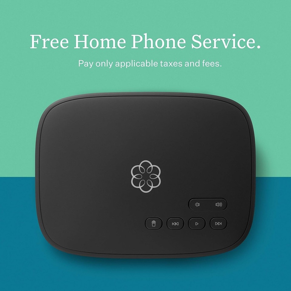 Ooma Telo VoIP Free Home Phone Service and HD3 Handset eBay