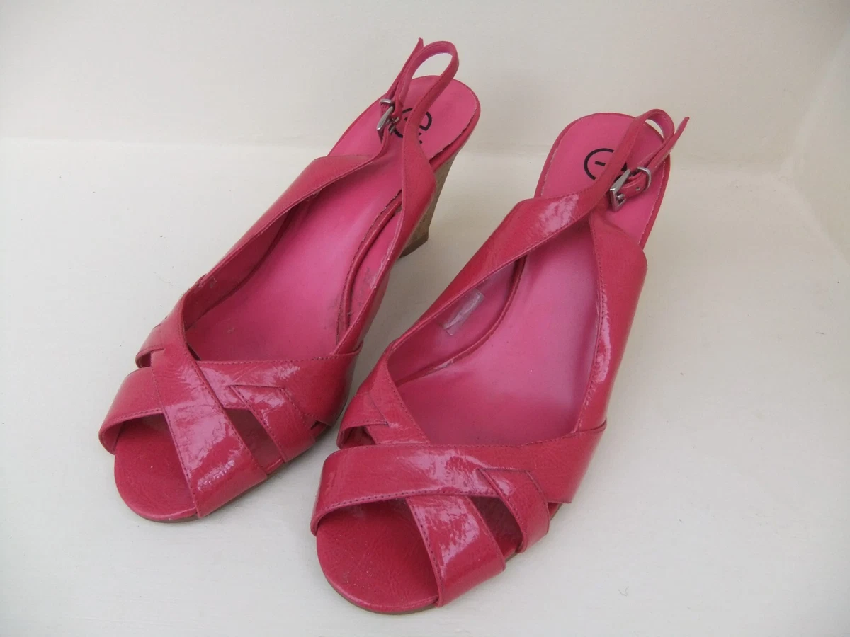 Ladies cerise pink shoes sale