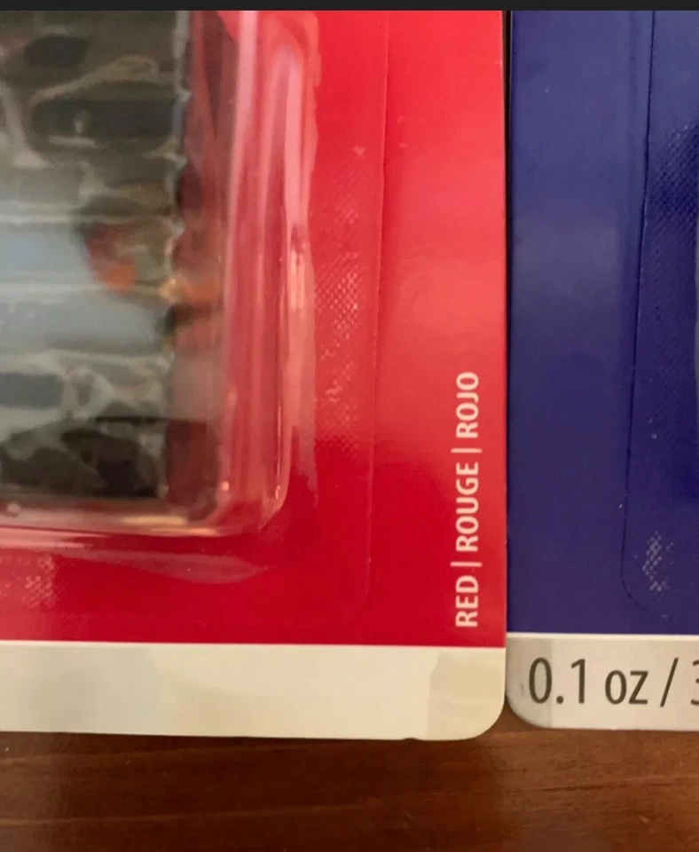 New ARTMINDS Red & Blue Wax CANDLE MAKING DYE Chips & Block COLORING Lot of 2 - Image 2 of 4