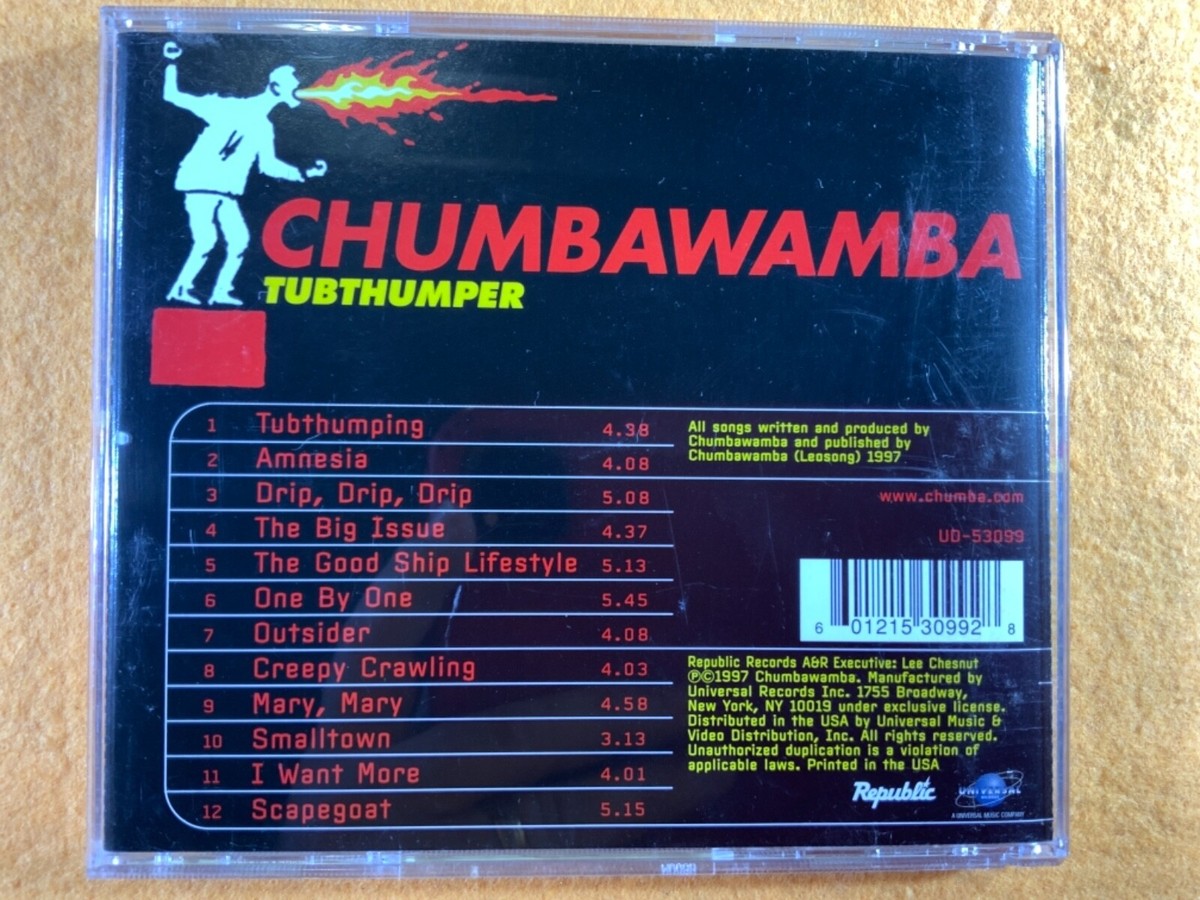 Z7-17 CHUMBAWAMBA Tubthumper .. 1997 | eBay