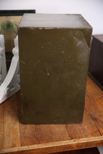 Vintage Metal Industrial file cabinet ledger book holder Salesman Sample antique - Picture 21 of 23
