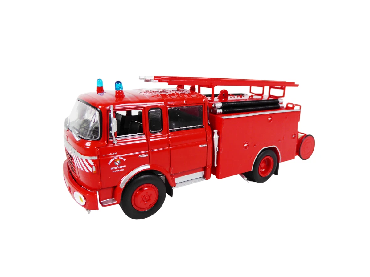 Miniature M.M.T. 1/50 – Berliet GLB Pompier – Fabrication Française – Pièce Rare