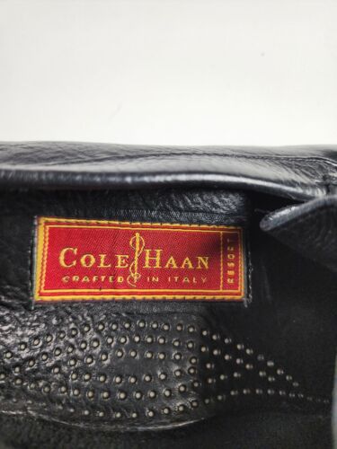 Cole Haan Mens Shoes 8.5 Woven Leather Slip On Loafers Made in Italy - Picture 8 of 8