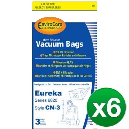 5 Vacuum Cleaner Bags To Fit Moulinex Power Class CL 61160D - Micro