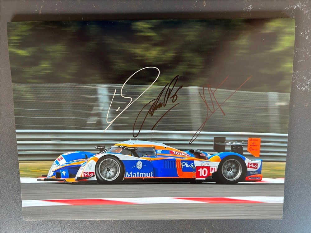 2011 Le Mans Peugeot 908 HDI Oreca Signed 16x12 Photo - Lapierre, Duval, Panis